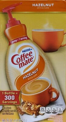 Hazelnut Flavor Concentrated Coffee Creamer, Hazelnut