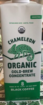 Unsweetened Black Organic Coffee, Unsweetened Black
