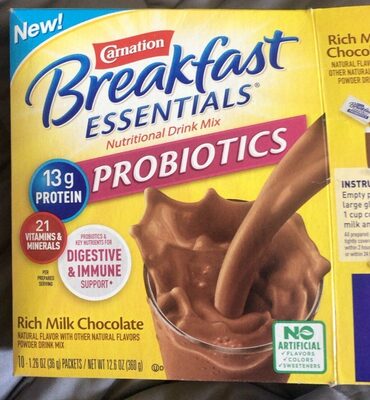 Rich Milk Chocolate Probiotics Nutritional Drink Mix, Rich Milk Chocolate
