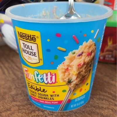 Nestle Toll House Funfetti Edible Cookie Dough with Sprinkles