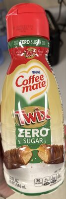 NESTLE COFFEE MATE Liquid Creamer Zero Sugar Twix 32floz Bottle
