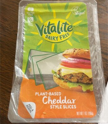 Dairy Free Plant-Based Cheddar Style Slices Cheese