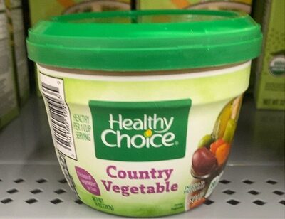 Healthy Choice Country Vegetable Soup, Microwave Bowl, 14 oz.