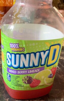 Mixed Berry Limeade Orange Flavored Citrus Punch Juice, Mixed Berry Limeade