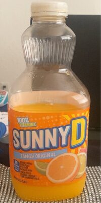 Orange flavored citrus punch with other natural flavors