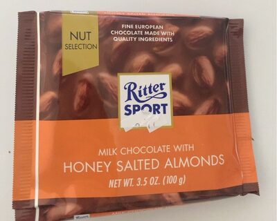 Nut Selection With Honey Sea-Salt Almonds Milk Chocolate, Honey; Sea-Salt; Almonds