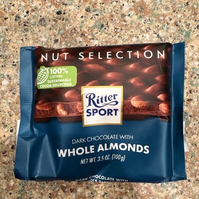 Nut Selection With Whole Almonds Dark Chocolate, Almond