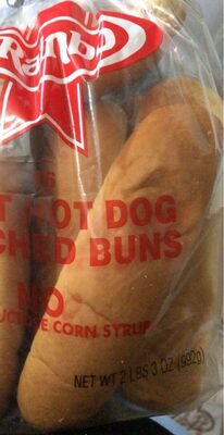Giant Enriched Hot Dog Buns