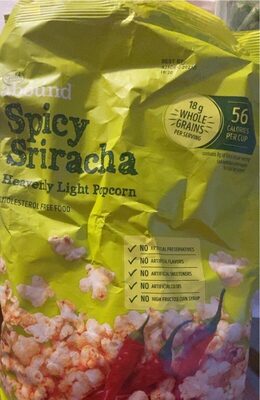 Spicy Sriracha Heavenly Light Popcorn, Spicy Sriracha