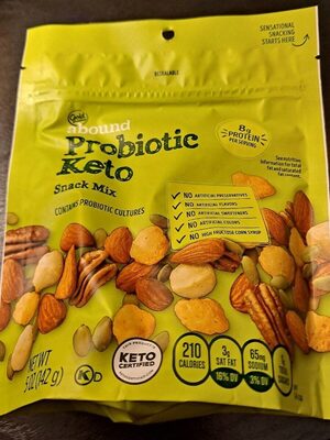 Probiotic Keto Snack Mix, Probiotic Keto