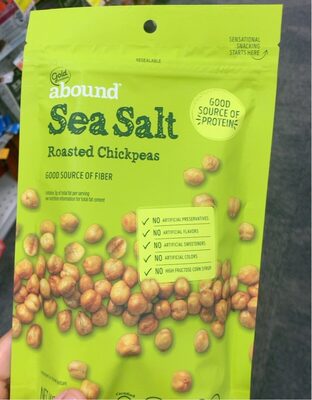 Sea Salt Roasted Chickpeas, Sea Salt Roasted