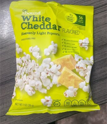 White Cheddar Flavored Heavenly Light Popcorn, White Cheddar