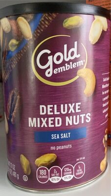 Sea Salt Deluxe Mixed Nuts, Sea Salt