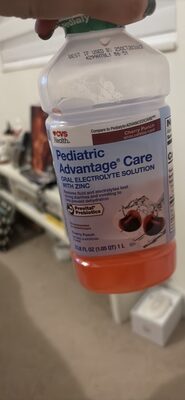 Cherry Punch Pediatric Advantage Care Oral Electrolyte Solution With Zinc, Cherry Punch