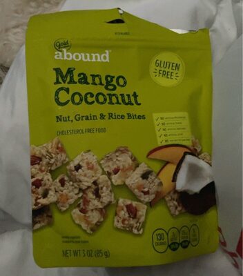 Mango Coconut Nut, Grain & Rice Bites, Mango Coconut