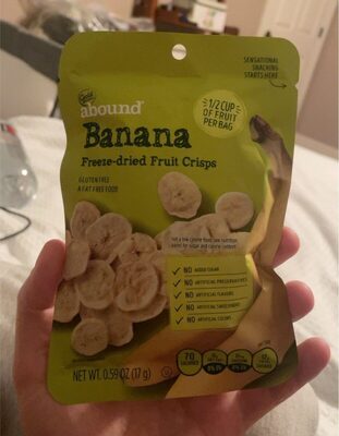 Banana Freeze-Dried Fruit Crisps, Banana