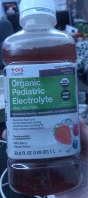 Wild Berry Organic Pediatric Electrolyte Oral Solution, Wild Berry