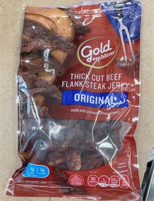 Original Thick Cut Beef Flank Steak Jerky, Original