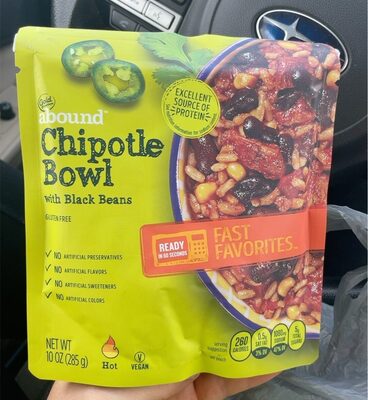 Hot Chipotle Bowl With Black Beans, Hot