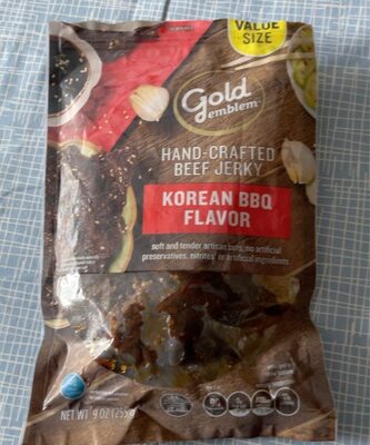Korean BBQ Flavor Hand-Crafted Beef Jerky, Korean BBQ