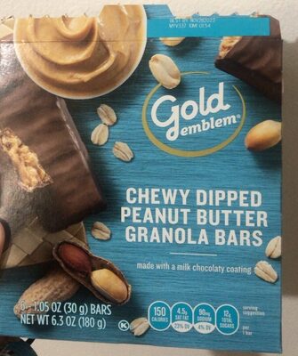 Chewy Dipped Peanut Butter Made With A Milk Chocolaty Coating Granola Bars, Chewy Dipped Peanut Butter