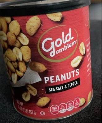 Sea Salt & Pepper Peanuts, Sea Salt & Pepper