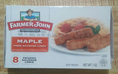 Maple Pork Sausage Links, Maple