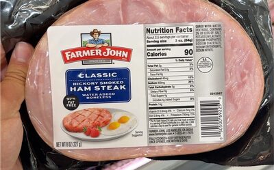 Classic Hickory Smoked Ham Steak, Classic Hickory Smoked