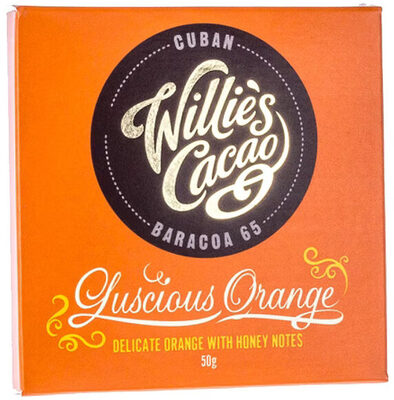 Luscious Orange Dark Chocolate Bar, Luscious Orange