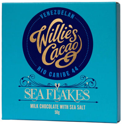 Sea Flakes Milk Chocolate With Sea Salt, Sea Salt