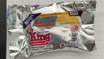 The Original Marshmallow Treat With Real Cinnamon, Banana