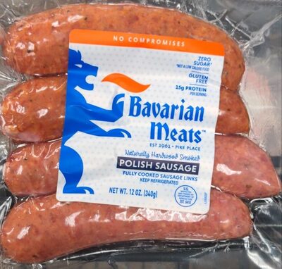 Hardwood Smoked Polish Sausage, Hardwood Smoked