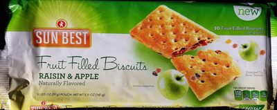 Strawberry Flavored Fruit Filled Biscuits, Strawberry