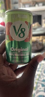V8 Original 100% Vegetable Juice, 5.5 fl oz Can (6 Pack)