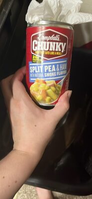 Campbell's Chunky Soup, Split Pea Soup With Ham, 19 Oz Can