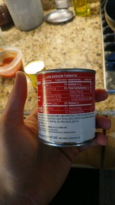 Campbell's Ready to Serve Low Sodium Tomato Soup, 7.25 Ounce Cans, 24-Pack