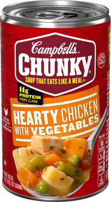 Campbell's Chunky Soup, Chicken with Vegetables Soup, 18.6 Oz Can