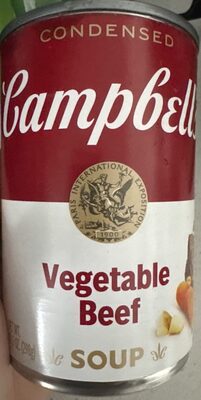 Campbell's Condensed Vegetable Beef Soup, 10.5 oz Can