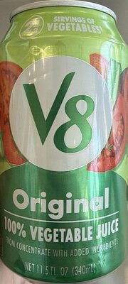 V8 Original 100% Vegetable Juice, 11.5 fl oz Can