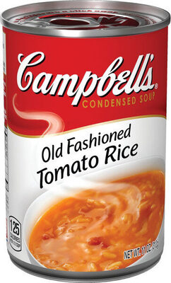 Campbell's Condensed Old Fashioned Tomato Rice Soup, 11 oz Can