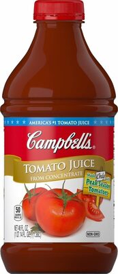Campbell's 100% Tomato Juice, 46 fl oz Bottle