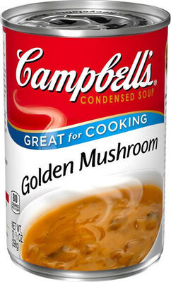 Campbell's Condensed Golden Mushroom Soup, 10.5 oz Can