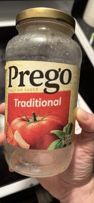 Prego Traditional Pasta Sauce, 24 oz Jar