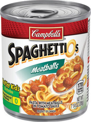 Campbell's Pasta Spaghettios W/Mb