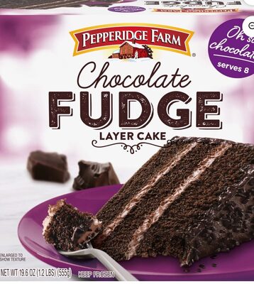 Pepperidge Farm Frozen Chocolate Fudge Layer Cake, 19.6 oz. Box
