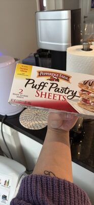 Pepperidge Farm Puff Pastry Frozen Pastry Dough Sheets, 2-Count, 17.3 oz. Box