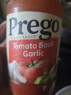 Prego Italian Tomato Sauce with Basil & Garlic, 24 oz Jar