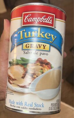 Campbell's Ready to Serve Turkey Gravy, Rich and Flavorful Recipe, 50 Ounce Cans, 12-Pack