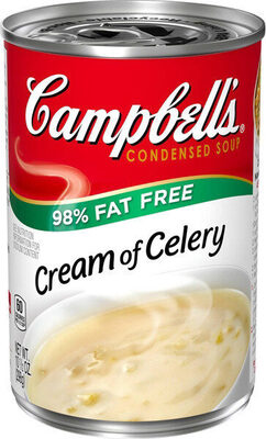 Campbell's Condensed 98% Fat Free Cream of Celery Soup, 10.5 oz Can