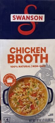 Swanson Chicken Broth, 32 oz Carton